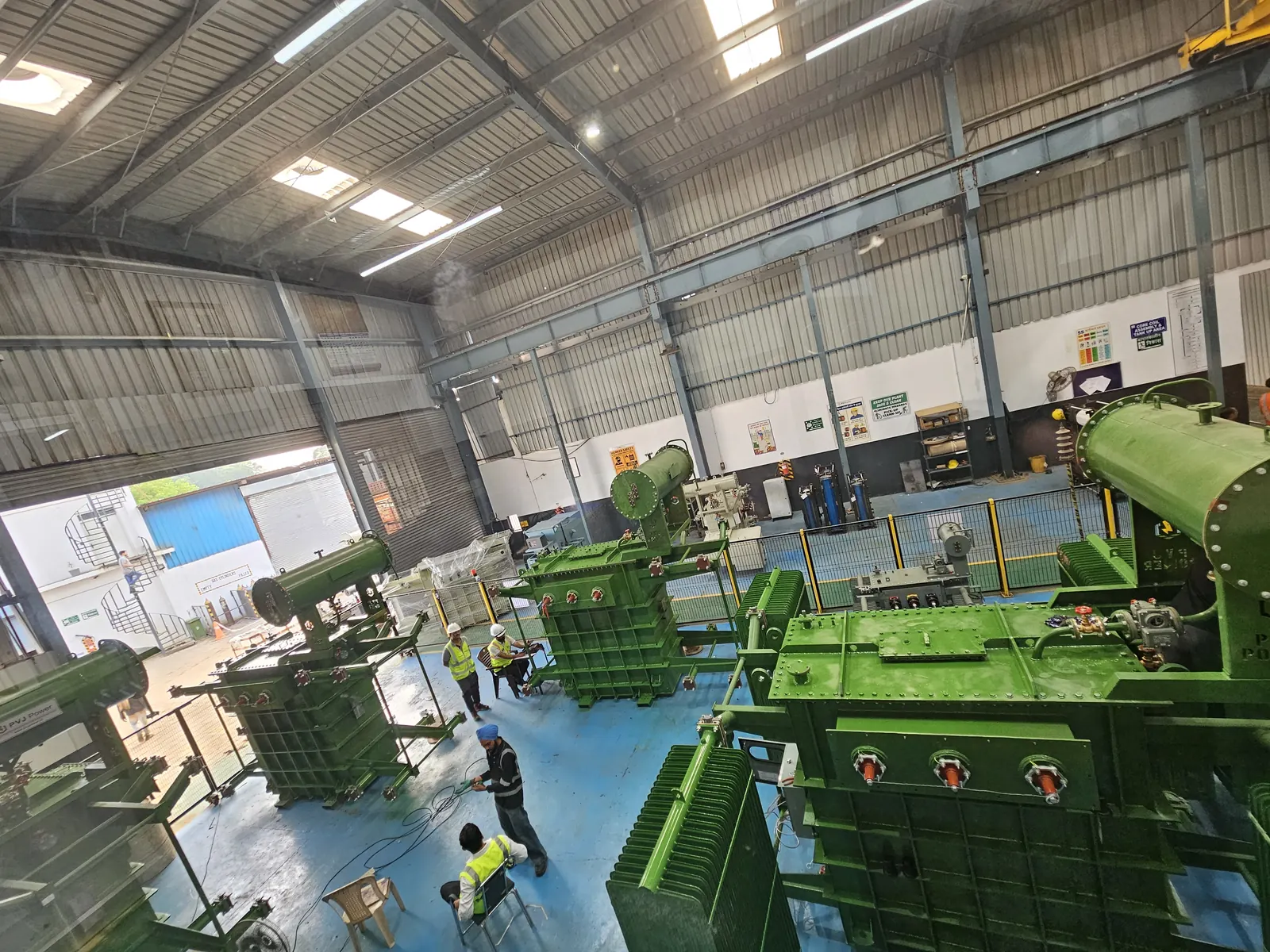 PVJ Power transformer manufacturing bay