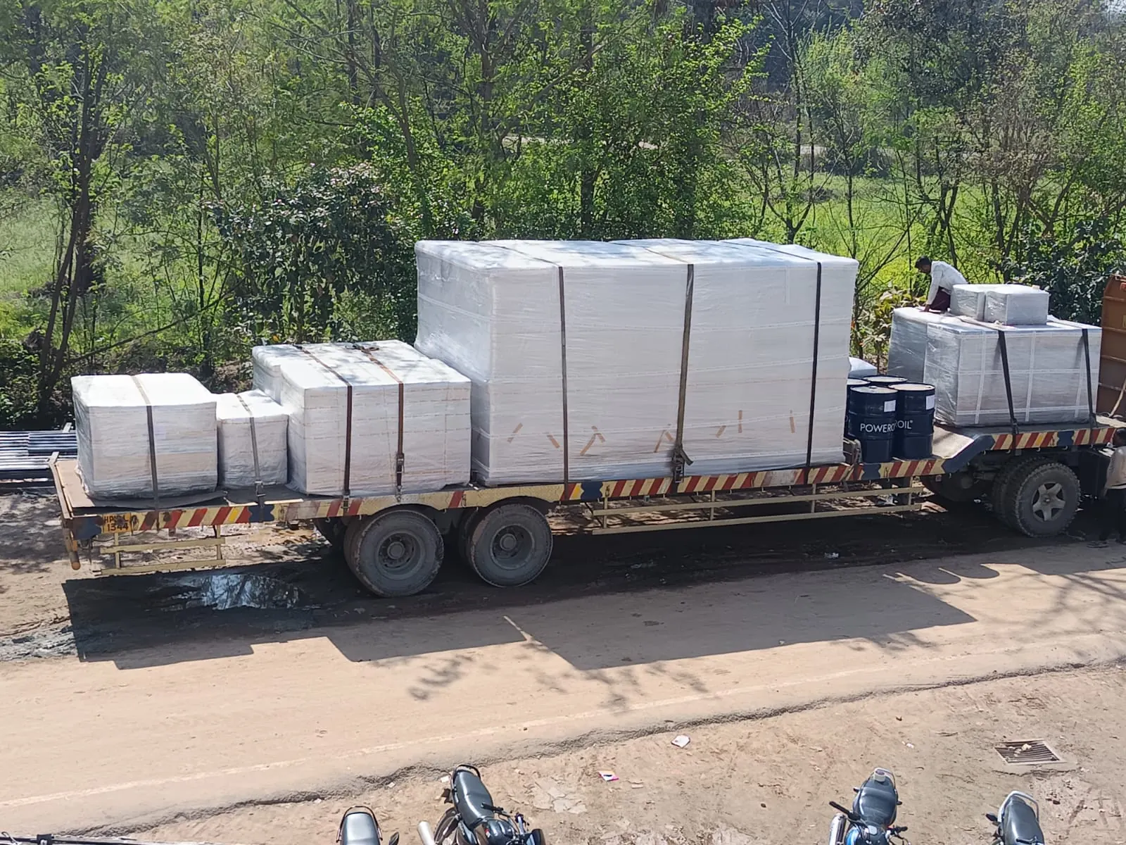 Packed Transformer dispatch Transformer installation by PVJ Power