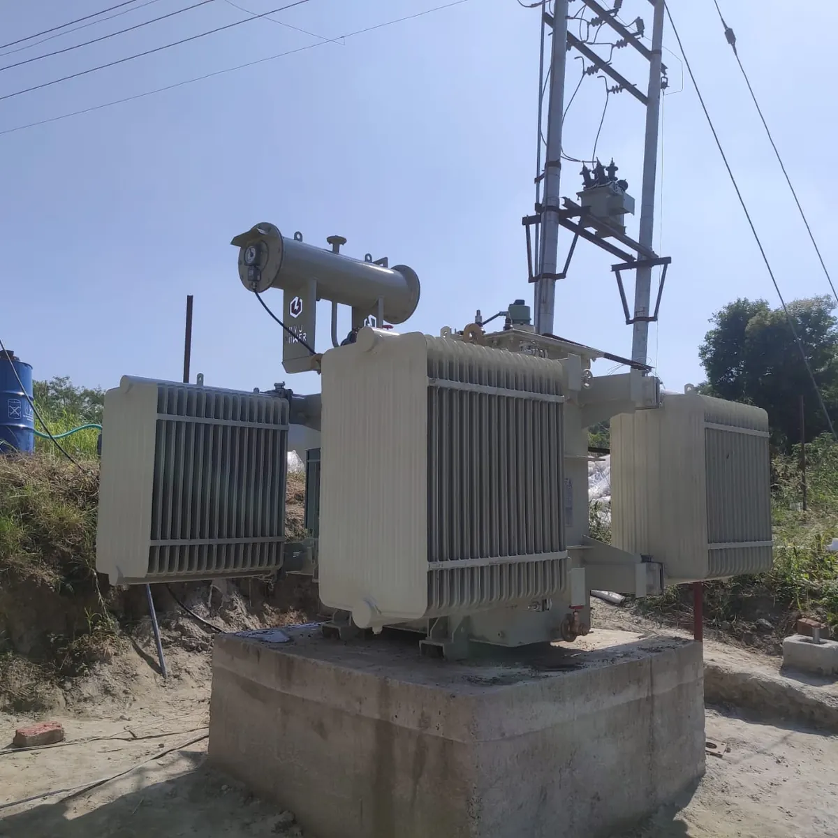 Rural Transformer installation Transformer installation by PVJ Power