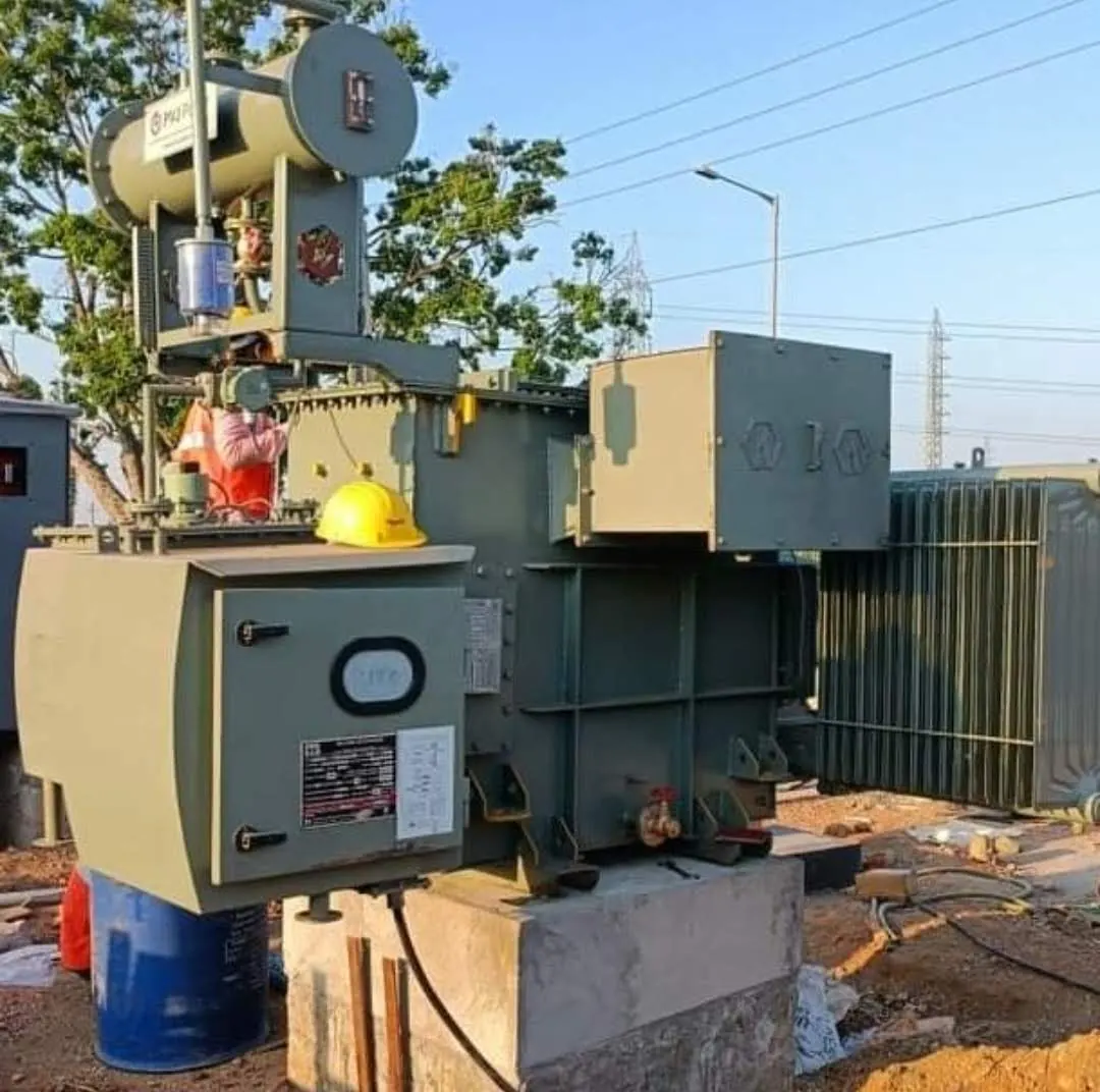 Transformer commissioning site Transformer installation by PVJ Power