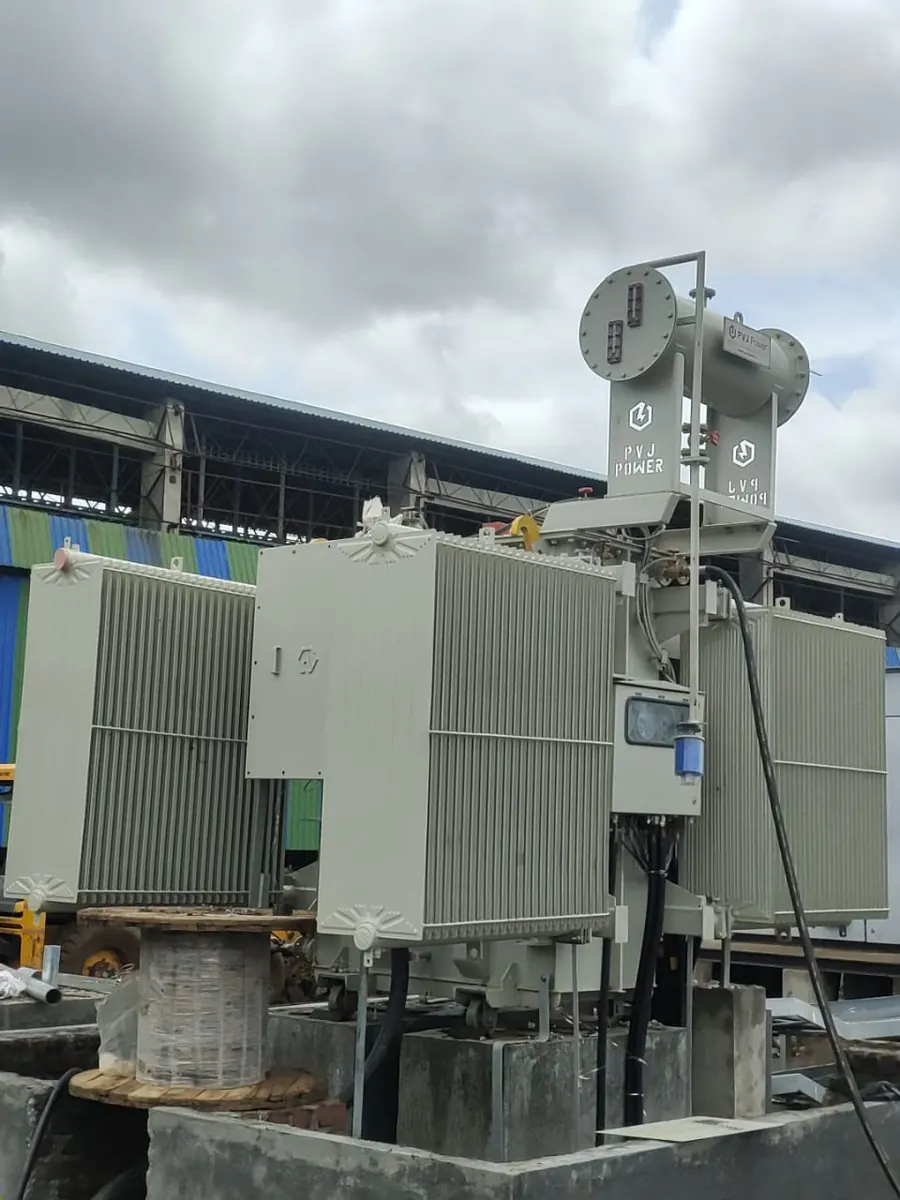 Transformer installation view Transformer installation by PVJ Power